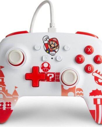 Powera Enhanced Wired Controller Til Nintendo Switch Mario