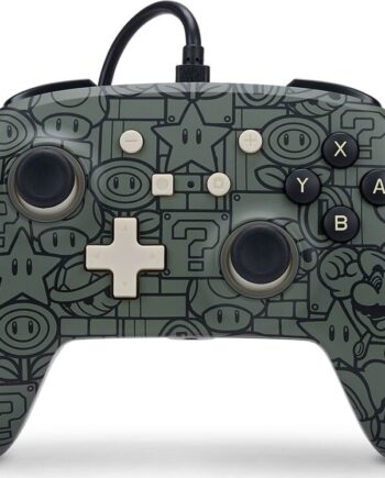 Powera Enhanced Wired Controller Til Nintendo Switch Mario Sort