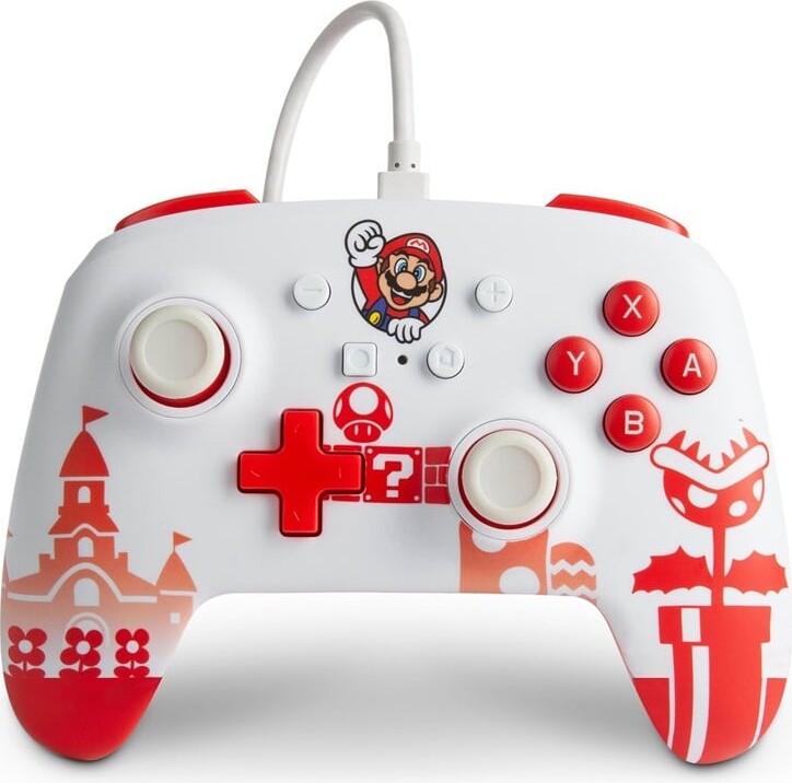 Powera Enhanced Wired Controller Til Nintendo Switch Mario