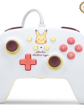 Powera Enhanced Wired Controller Til Nintendo Switch Pikachu