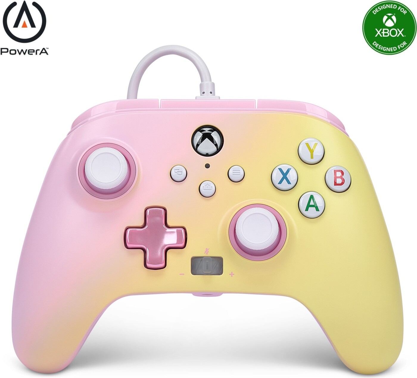 Powera Enhanced Wired Controller Xbox Series Pink Lemonade