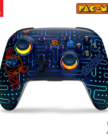 Powera Enhanced Wireless Controller For Nintendo Switch With Lumectra Pac Man Neon Arcade