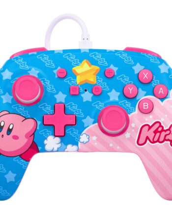 Powera Nsw Enhanced Controller Kirby Nintendo Switch Geekd