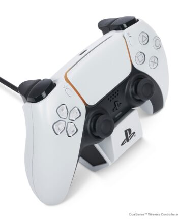 Powera Solo Ladestation Til Ps5 Dualsense Trådløs Controller White Playstation Charging Dock Geekd