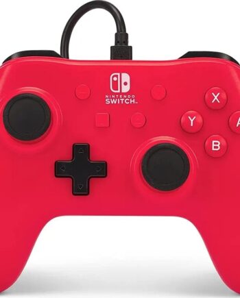 Powera Wired Controller Raspberry Red