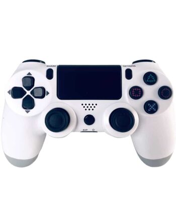 Ps4 Trådløs Controller Touchpad Vibration Hvid