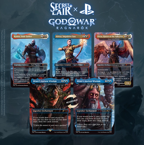 Secret Lair Drop Series 2025: The Playstation Superdrop: Secret Lair God War: Norse Regular