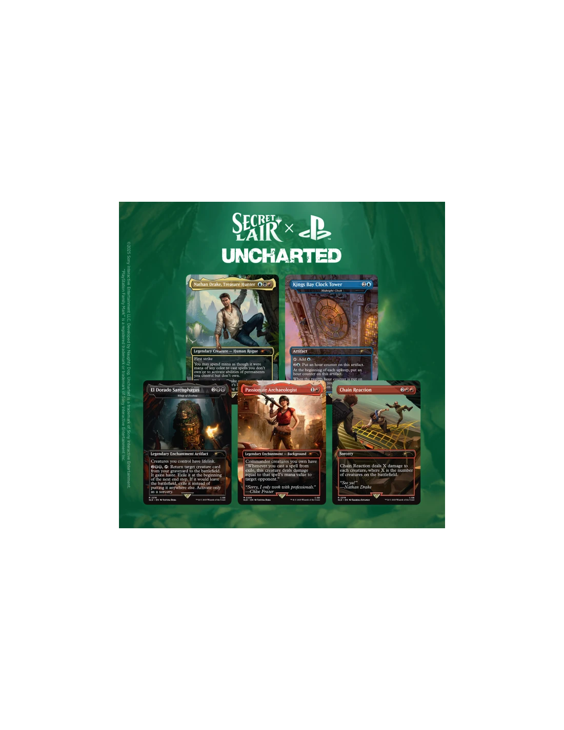 Secret Lair Playstation Uncharted Magic The Gathering