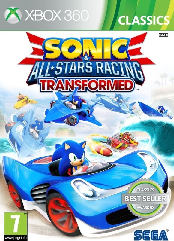 Sonic And All Stars Racing Transformed Classics Xbox 360
