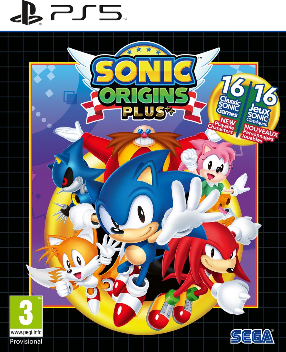 Sonic Origins Plus Playstation Ps5 Spil Geekd