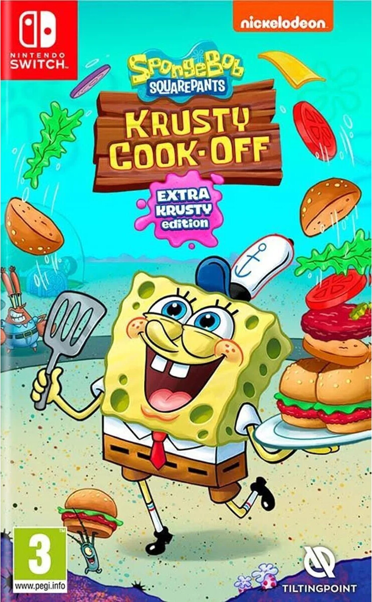 Spongebob: Krusty Cook Off Kode Boks Nintendo Switch