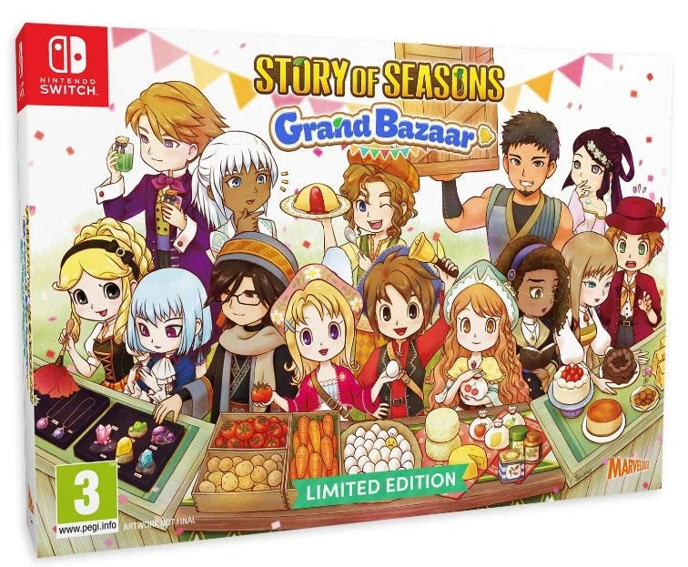 Story Seasons: Grand Bazaar Limited Edition Nintendo Switch Spil Geekd