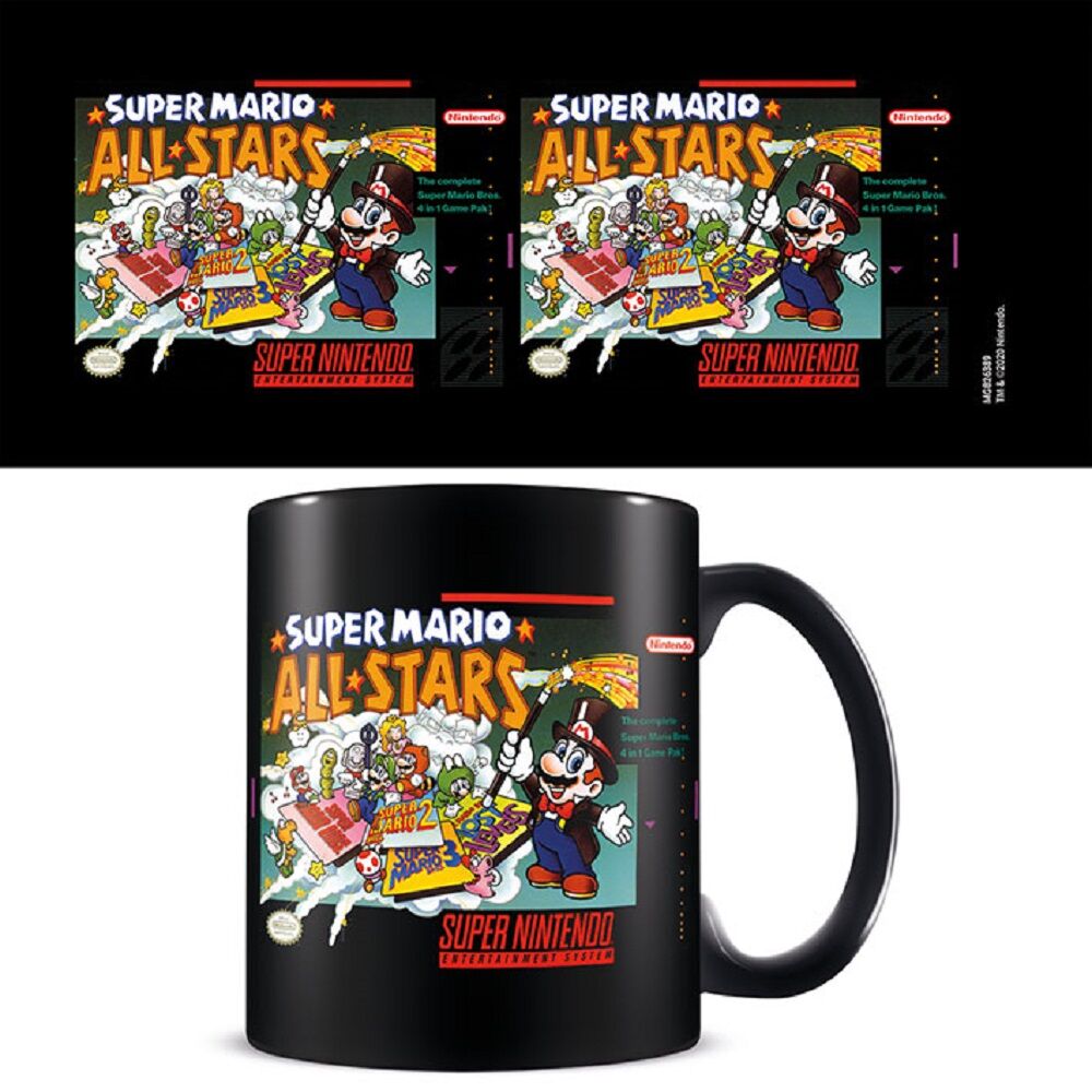 Super Nintendo Super Mario All Stars Black Kop Geekd