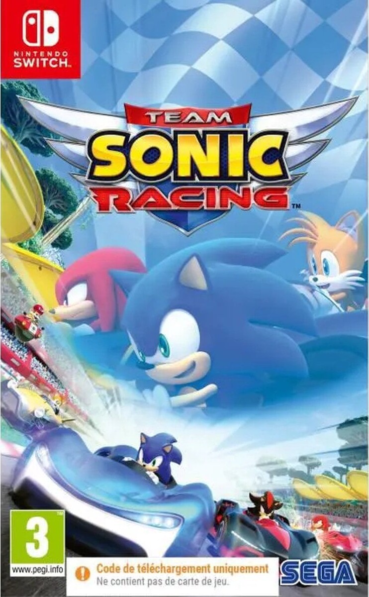 Team Sonic Racing Kode Boks Nintendo Switch