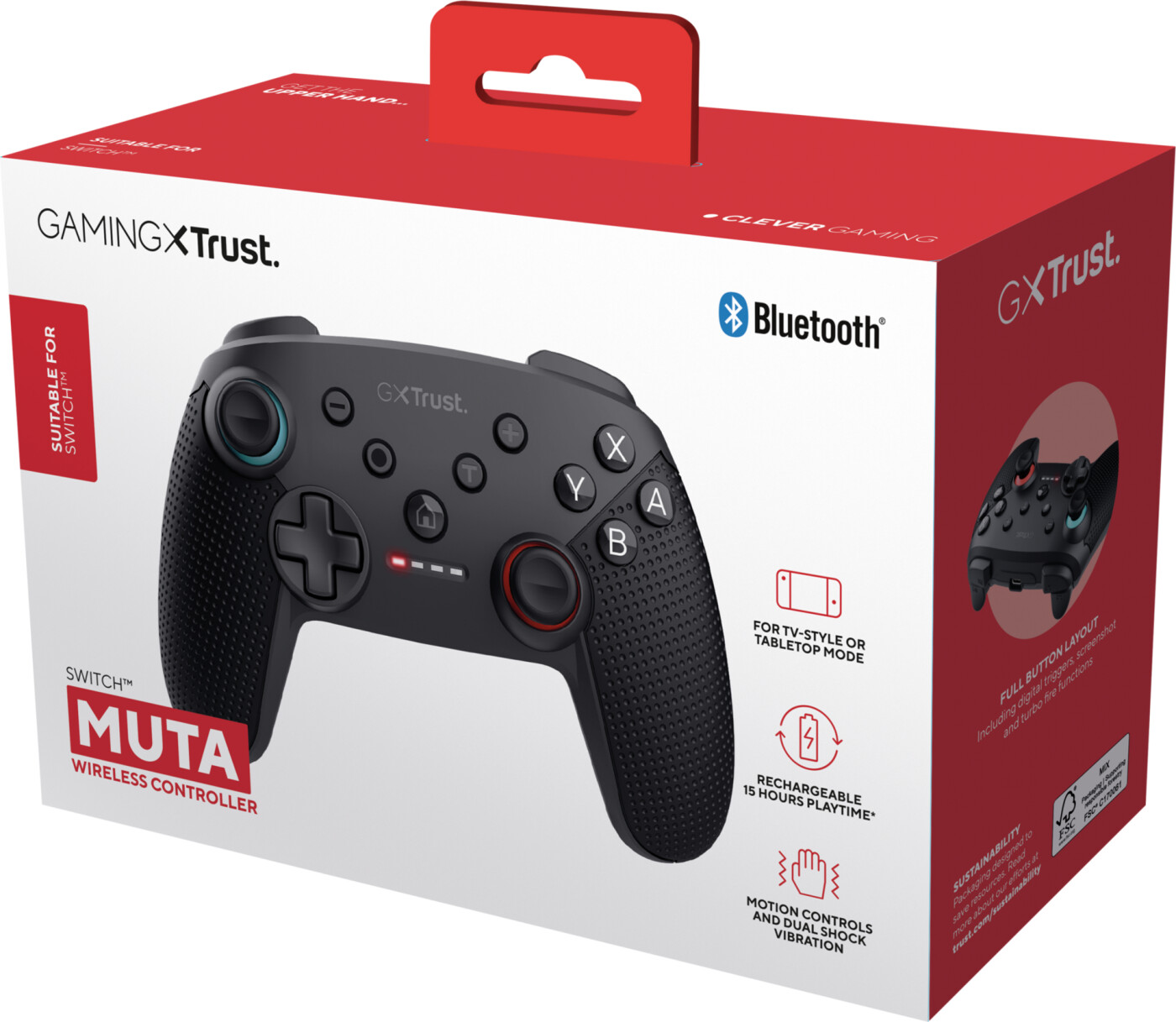 Trust Gxt1246 Muta Ctrl Nsw Black