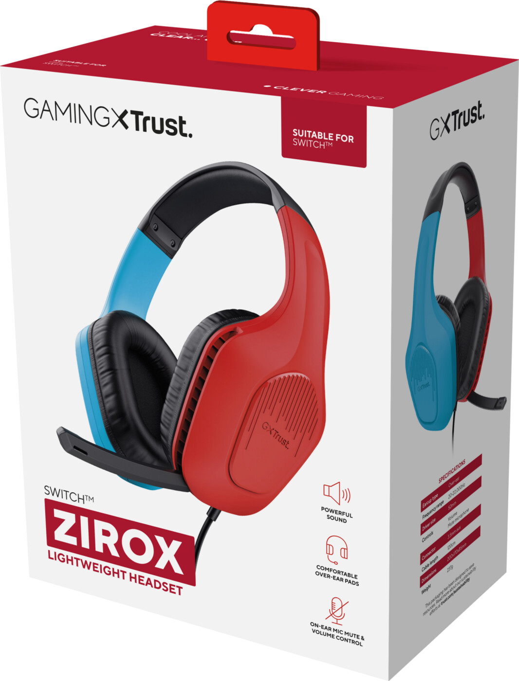 Trust Gxt416s Zirox Headset Nsw