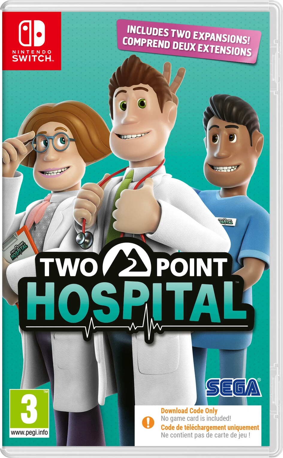 Two Point Hospital Kode Boks Nintendo Switch