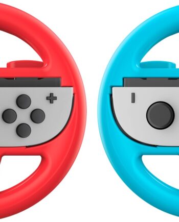 Wheel Duo Pack Til Nintendo Switch Rat Til Joy Con Rød Blå
