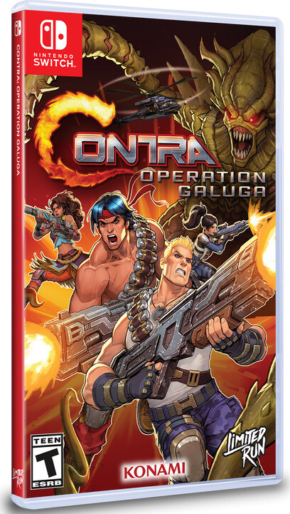 Contra Operation Galuga Limited Run Import Nintendo Switch