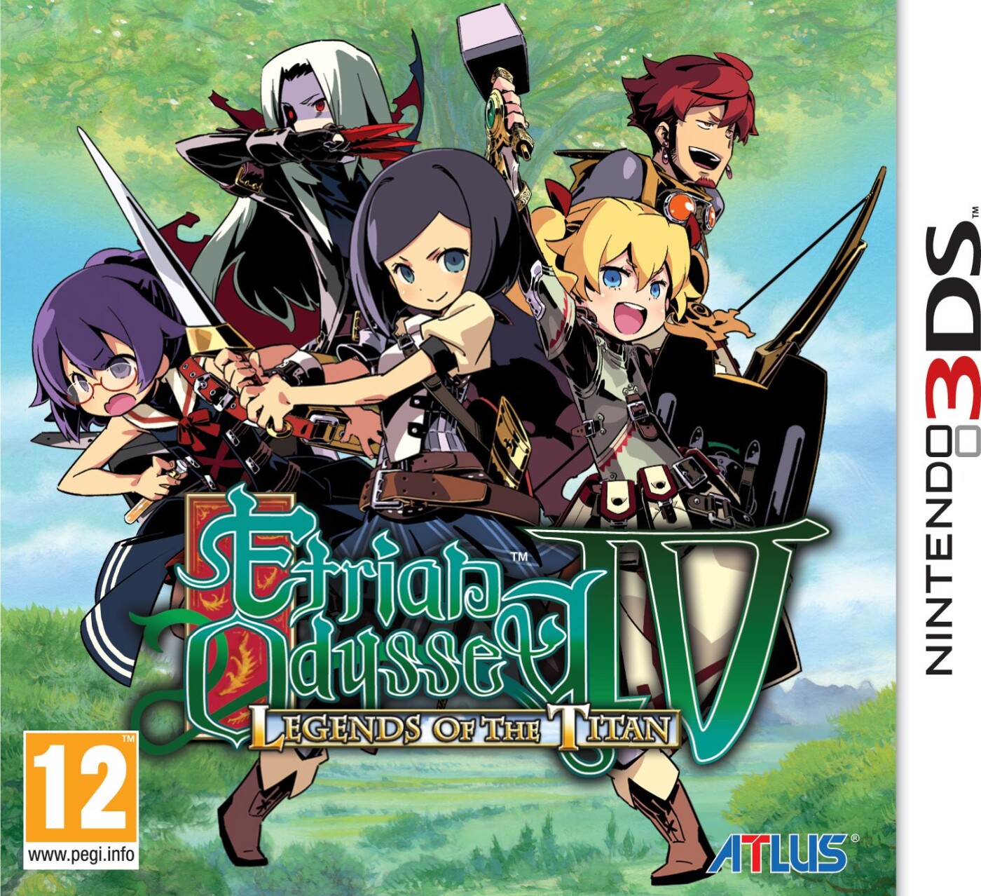 Etrian Odyssey Legends The Titan Nintendo 3ds