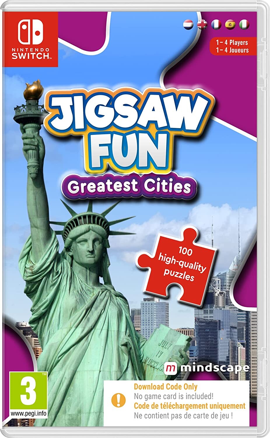 Jigsaw Fun: Greatest Cities Kode Boks Nintendo Switch
