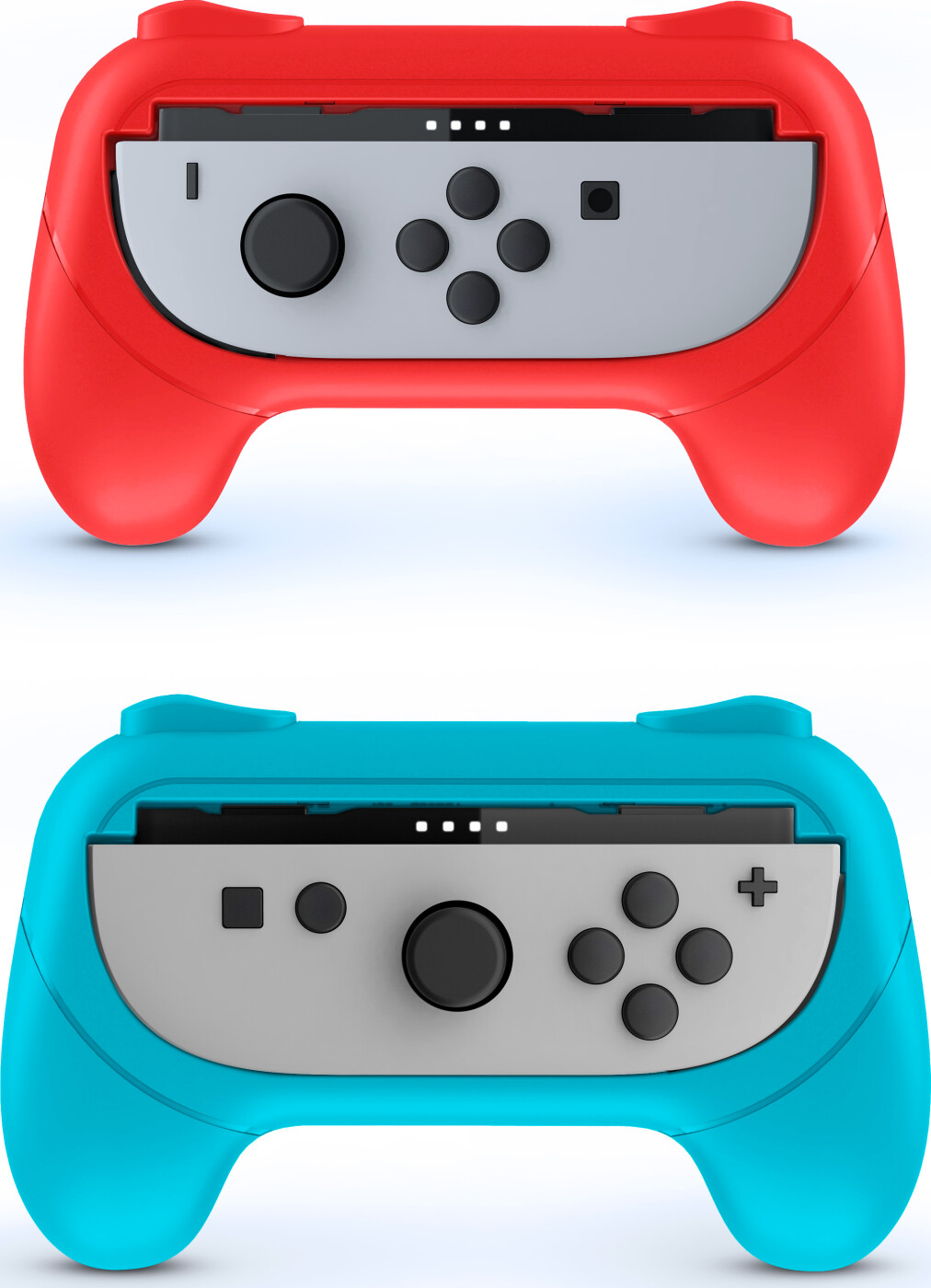 Joy Con Grip Duo Pack Til Nintendo Switch Grips Rød Blå Til Joy Con
