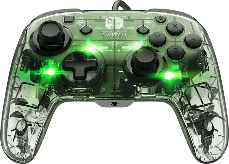 Pdp Nintendo Switch Controller Med Kabel Afterglow Deluxe Grøn