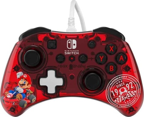 Pdp Nintendo Switch Rock Candy Controller Mario Kart Rød