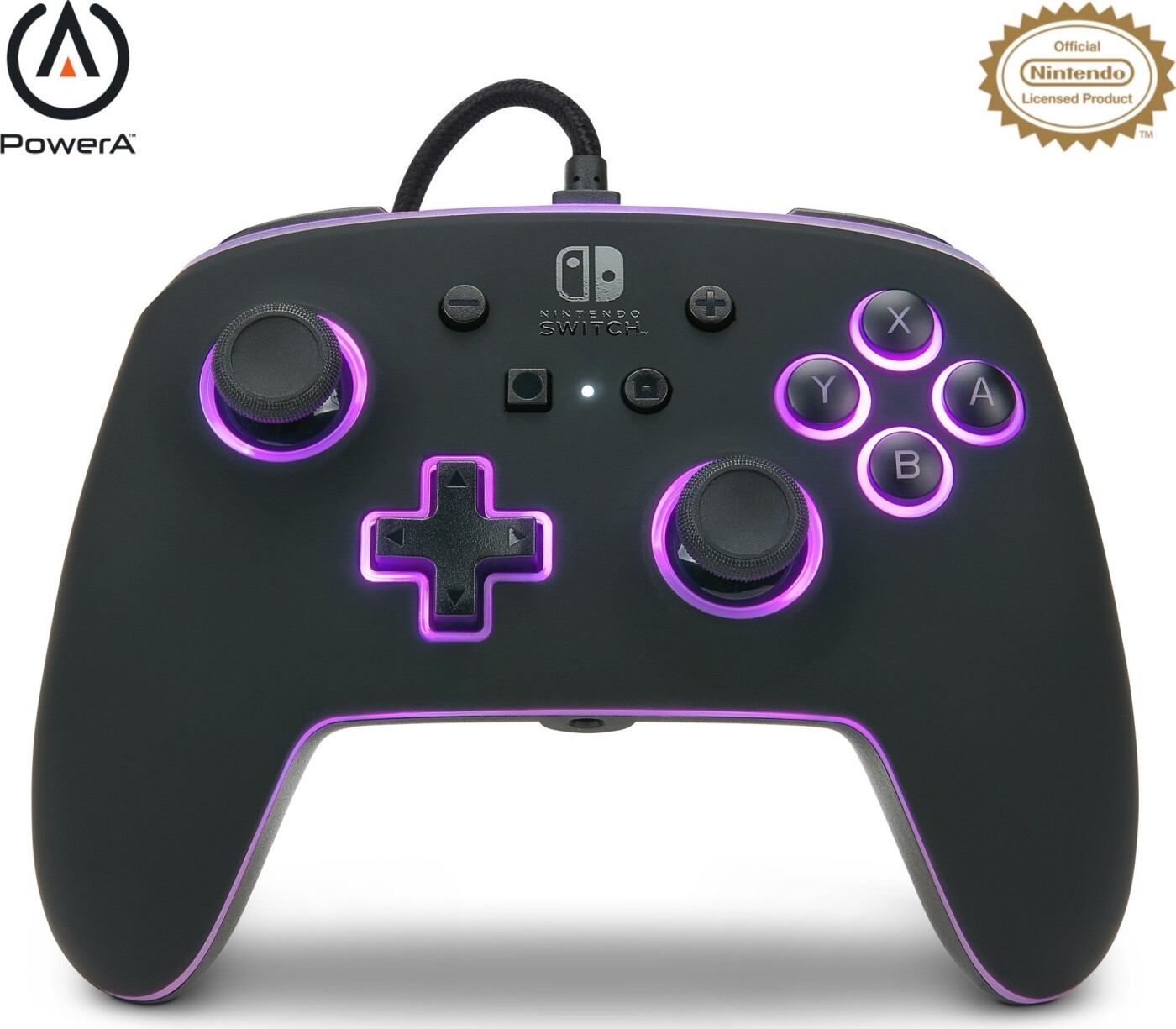 Powera Enhanced Wired Controller Nintendo Switch Spectra Black