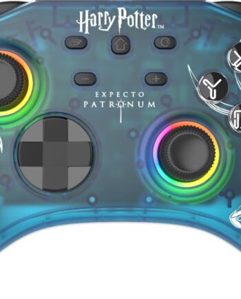 Trade Invaders Harry Potter Expecto Patronum Blue Gamepad Nintendo Switc