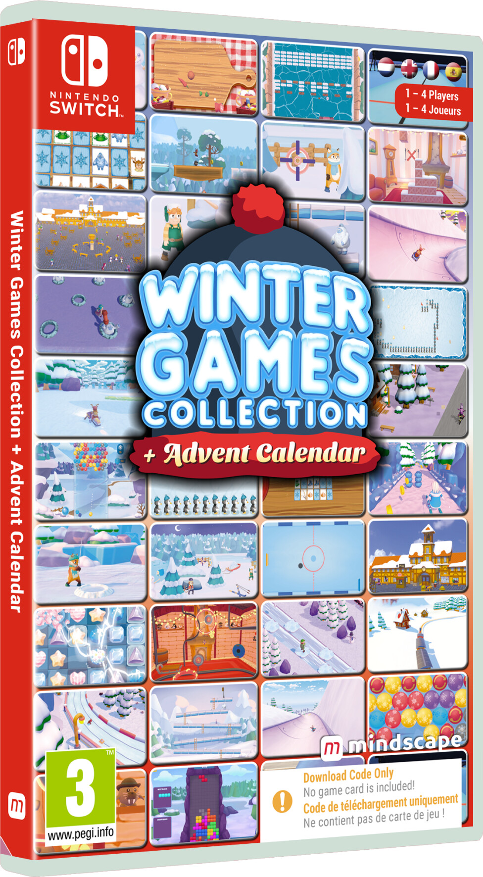 Wintergames Collection Advent Calendar Kode Boks Nintendo Switch