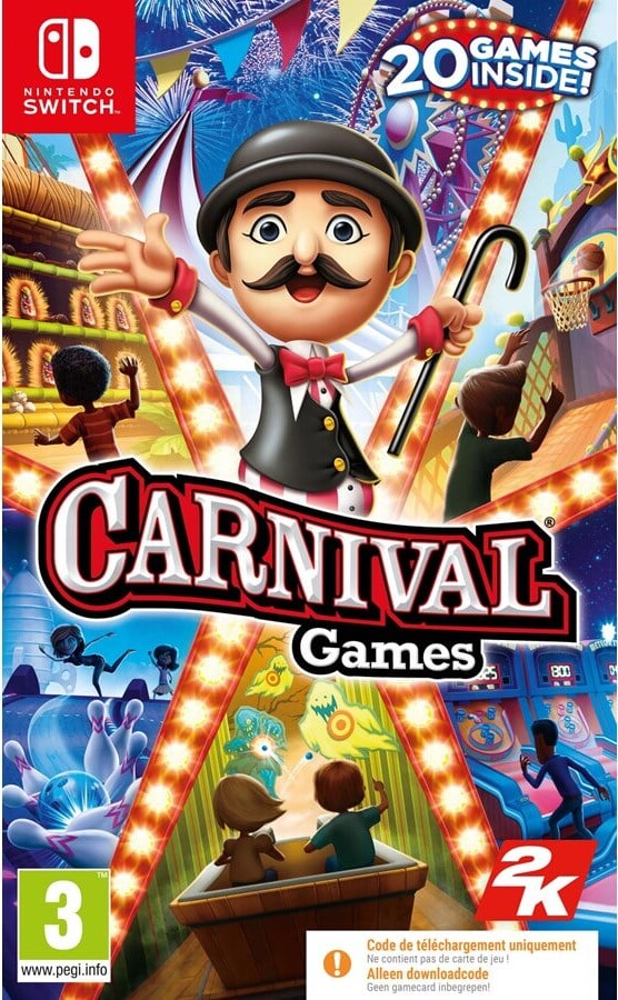 Carnival Games Kode Boks Nintendo Switch