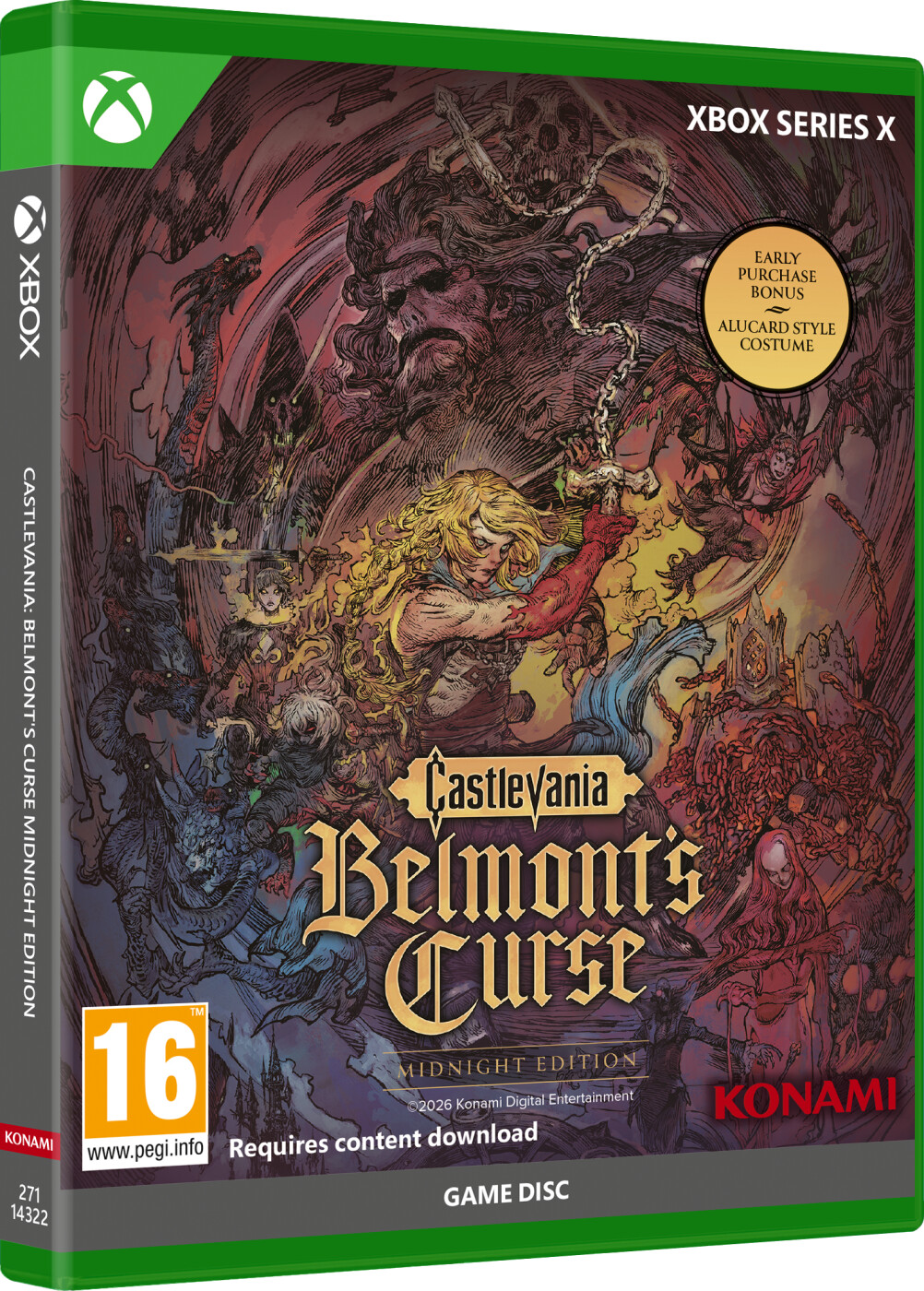 Castlevania: Belmonts Curse Midnight Edition Xbox Series