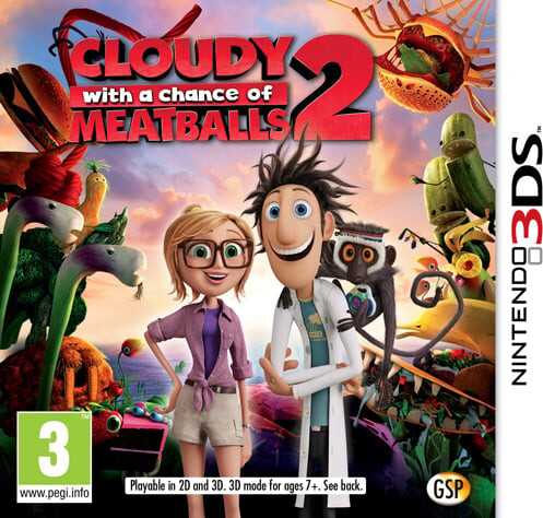 Cloudy With Chance Meatballs Nintendo 3ds