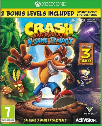 Crash Bandicoot Sane Trilogy Remastered Xbox One