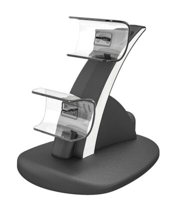 Dobe Ps5 Dualsense Controller Oplader Bluelight Charging Dock Sort