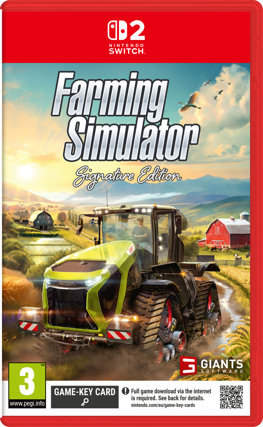 Farming Simulator Signature Edition Game Key Card Nintendo Switch