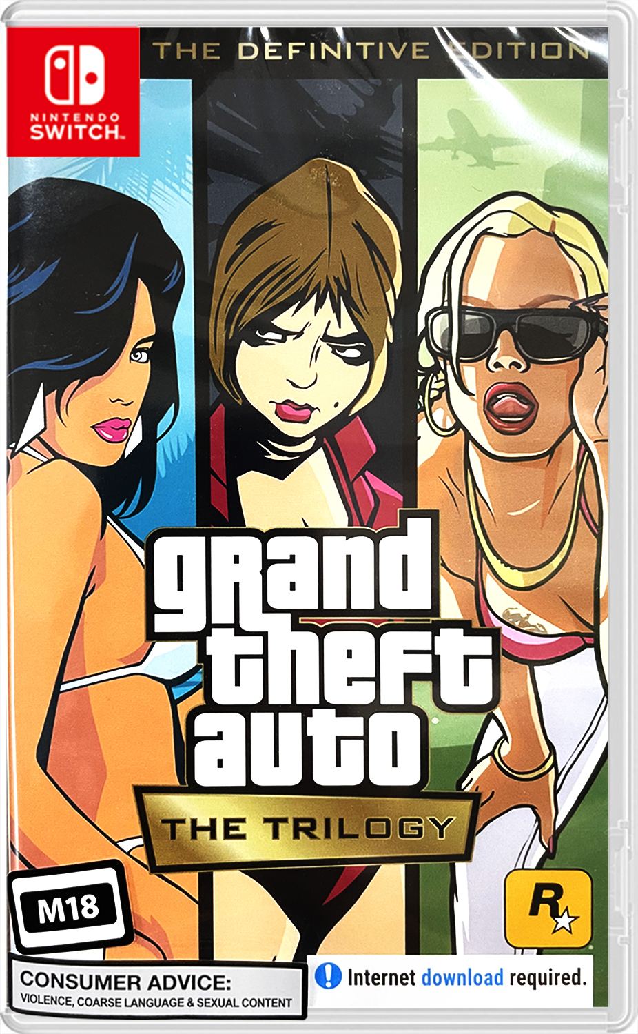Grand Theft Auto: The Trilogy The Definitive Edition Nintendo Switch Spil Geekd