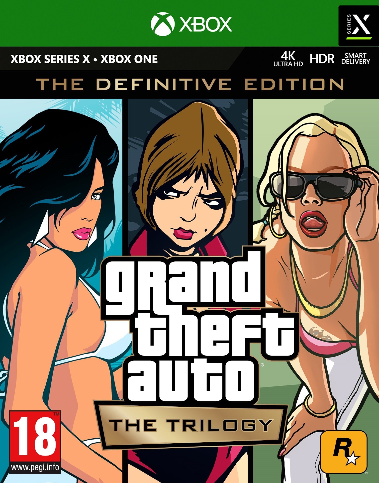 Grand Theft Auto The Trilogy The Definitive Edition Xbox Series Xbox Series Spil Geekd