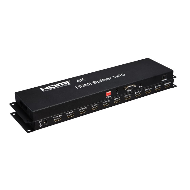 Hdmi Splitter 1x10 Fordel Dit Signal Til Skærme