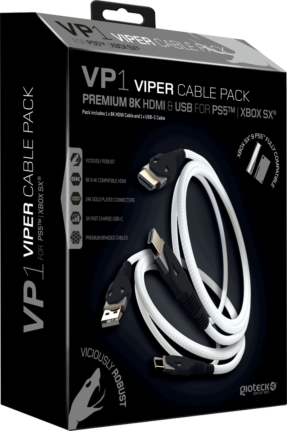 Hdmi   Usb Kabel Sæt Til Ps5   Xbox Gioteck