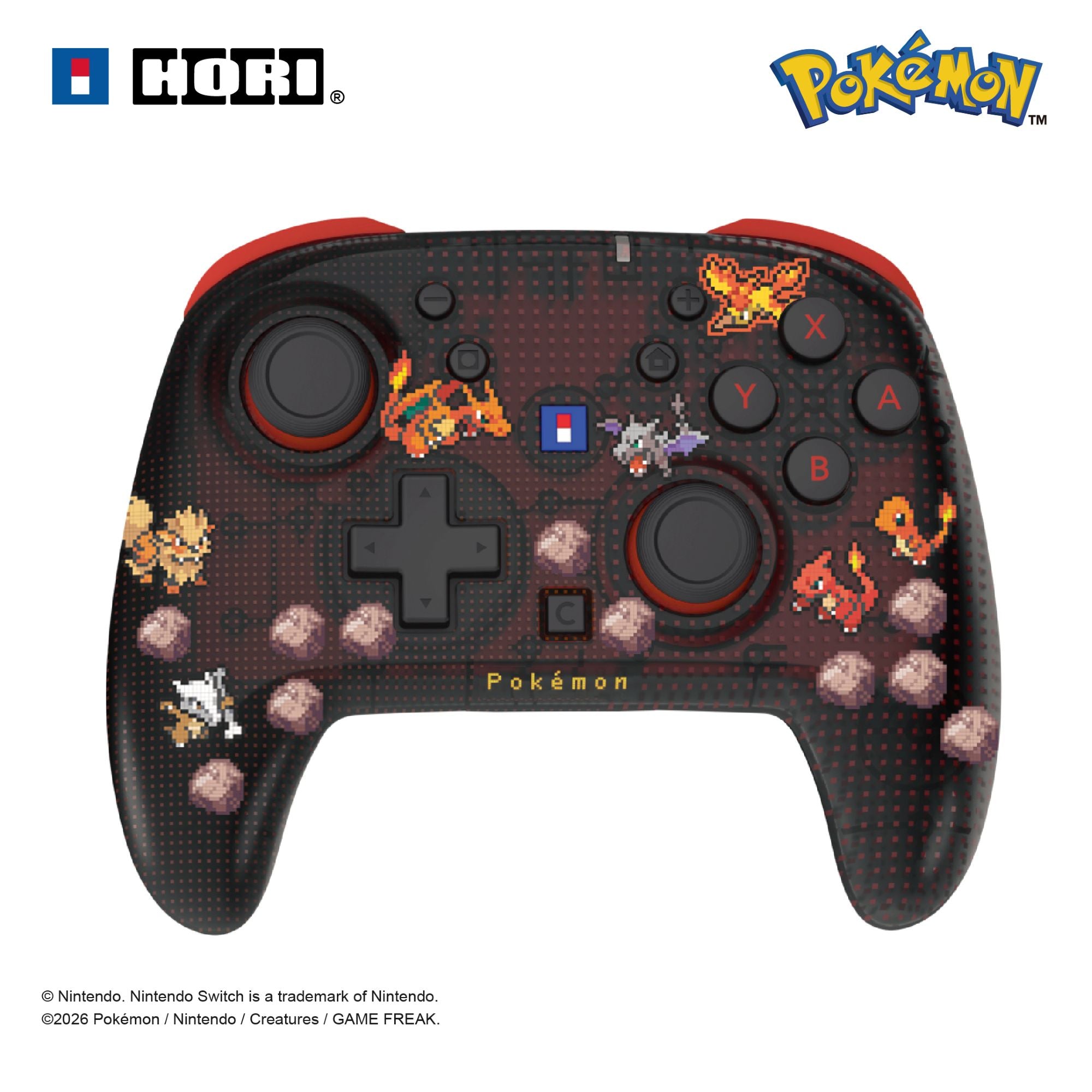 Hori Nsx 198e Trådløs Controller Rød Sort Geekd