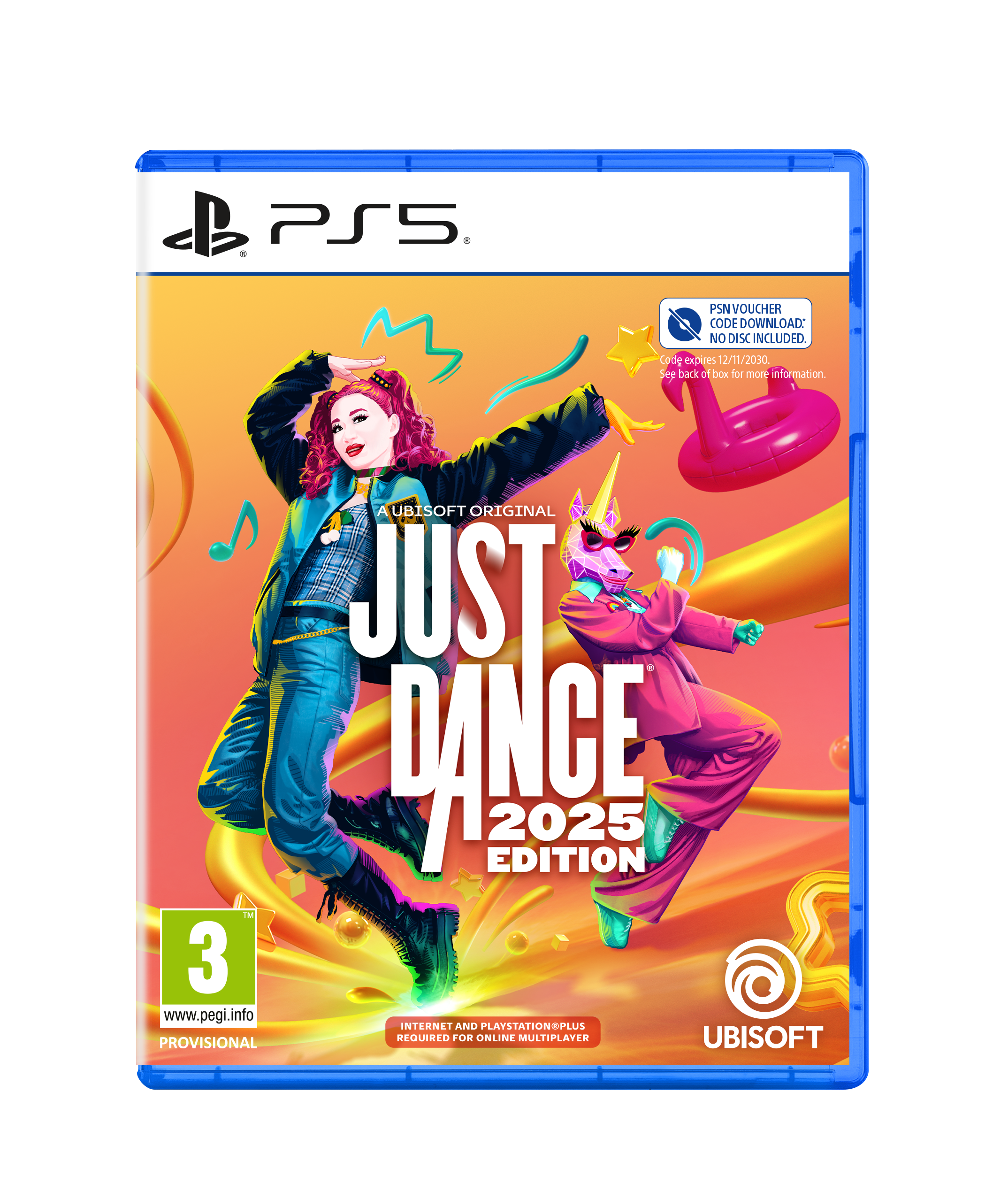 Just Dance 2025 Code Box Playstation Ps5 Spil Geekd