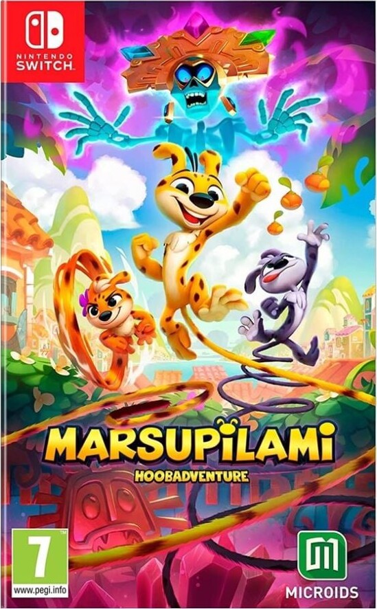 Marsupilami: Hoobadventure Kode Boks Nintendo Switch
