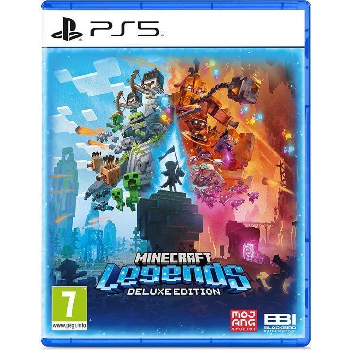 Minecraft Legends Deluxe Edition Playstation Ps5 Spil Geekd