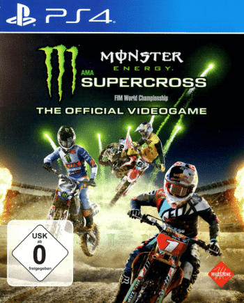 Monster Energy Supercross Racerspil Playstation Ps4 Spil Geekd