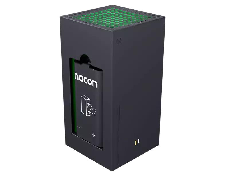 Nacon Xbox Dual Charger Box Official License Sort Konsol Tilbehør Geekd
