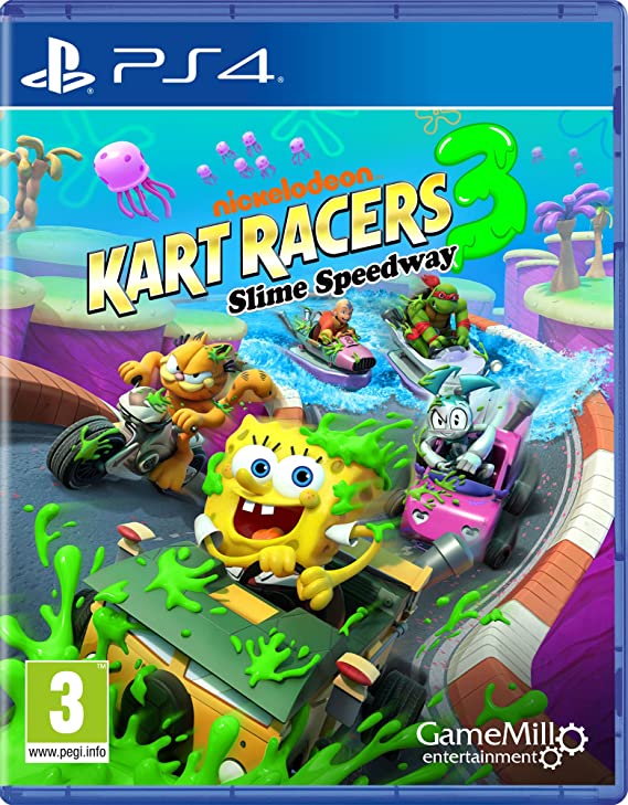 Nickelodeon Kart Racers : Slime Speedway Racerspil Playstation Ps4 Spil Geekd