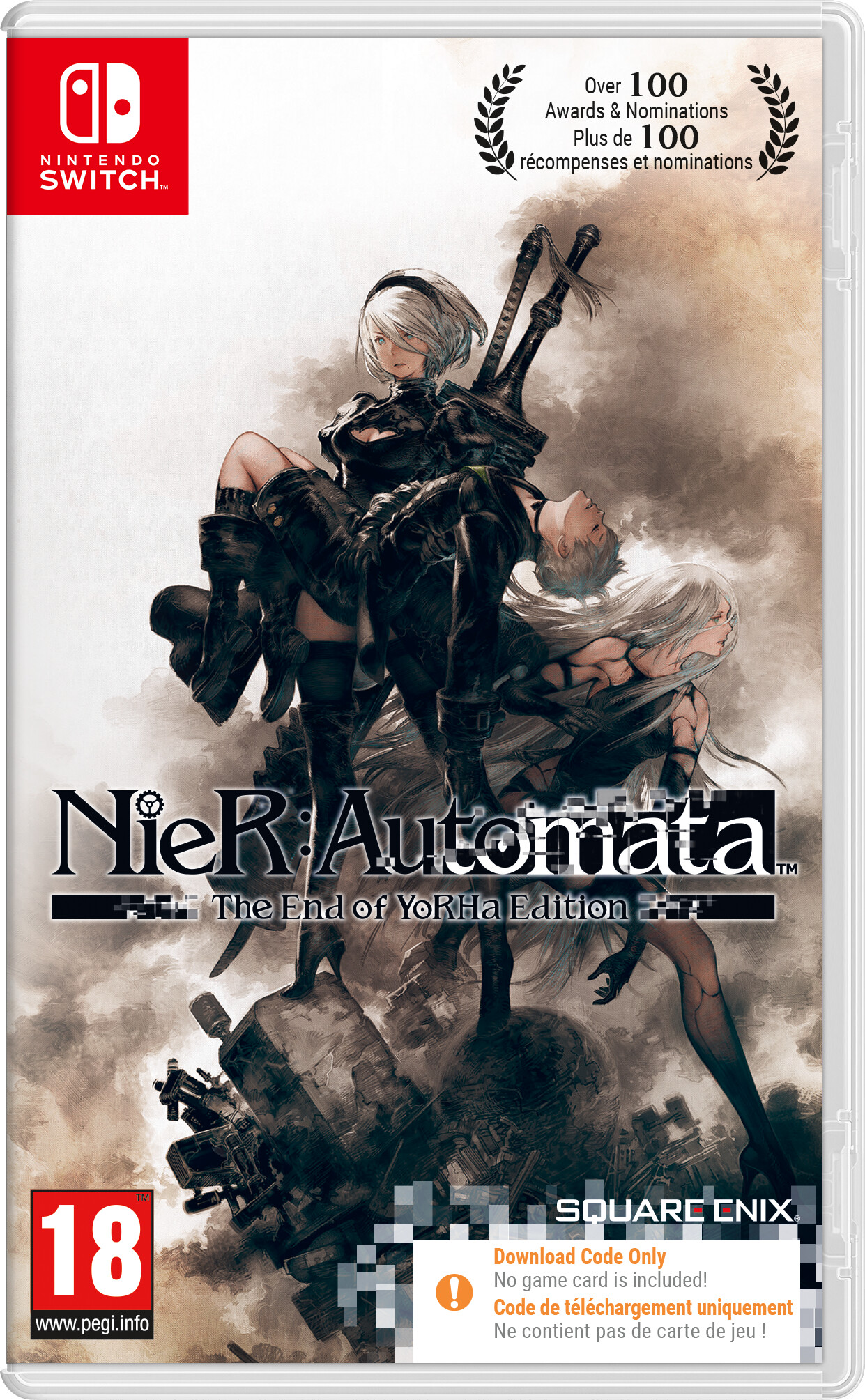 Nier: Automata The End Yorha Edition Kode Boks Nintendo Switch