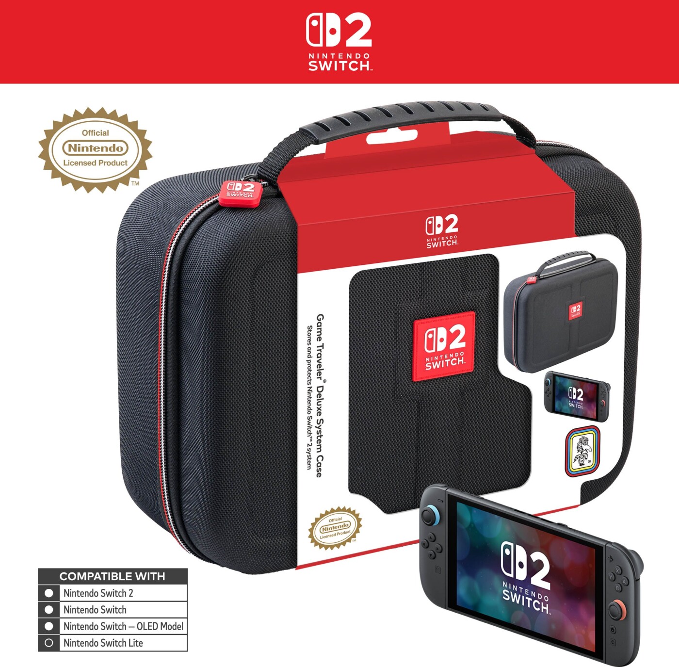 Nintendo Game Traveler: Deluxe System Case Black